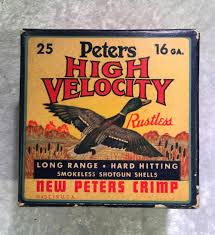Sold at Auction: Vintage Peters High Velocity Rustless 16 Ga ...