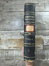 1889 Antique Bound Magazines Book "Scribner's Magazine" | eBay