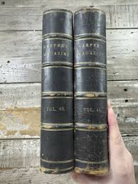 1873-74 Antique Periodical Volumes "Harper's New Monthly Magazine" | eBay