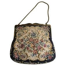 Lord & Taylor | Bags | Vintage Lord Taylor Small Clutch Tapestry Handbag W Metal Golden Chain | Poshmark