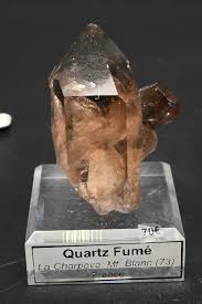 Smoky Quartz From Grimsel in Switzerland Collectible ...