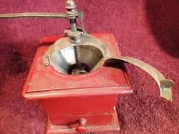 RED PAINT SMALLER VINTAGE 1940-s COFFEE SPICES MILL GRINDER SWEDEN SWEDISH | eBay