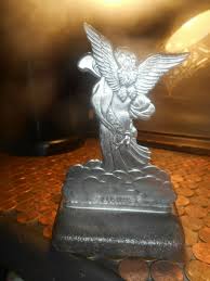 Stocking Holder 2000 ESL Pewter Metal ANGEL Hanger Personalized w KATIE as name | eBay