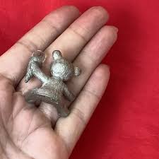 1983 Spoontiques Pewter Bear Holding Ice Cream Cone W/Crystal Ball On Top 1 1/4” | eBay