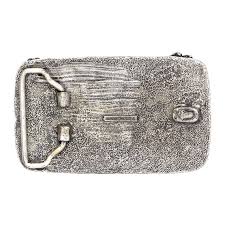 Made in USA: Old Silver Buckle With a Flying Eagle - Etsy