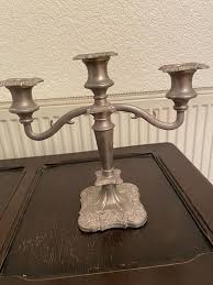 Vintage Silver Plated Georgian Style 3 Sconce Candelabra - Etsy