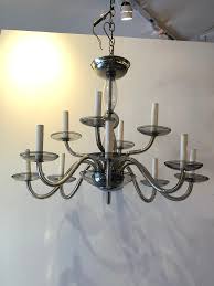 Murano Glass Mid-Century Modern 12-Arm Chandelier | Chairish