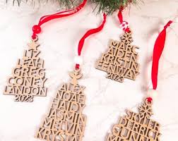 Family Name Tree Ornament, 2024 Family Ornament, Name Ornament, Ornament for the Whole Family, Entire Family Name Ornament - Etsy