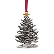 Snowy Tree Ornament - Danforth Pewter - Made in USA