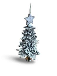 Grey Felt Christmas Tree Ornament | Little Red Nursery, LLC