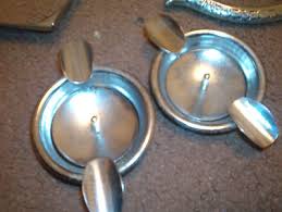 Art Deco Smoking Stand - MICO - Slag glass - AKRO agate - refurbish or parts | #415602032