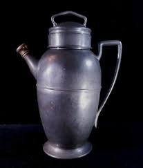 Vintage 1930s Concord Pewter 368 Coffee Tea Pot Or Pewter Cocktail Shaker 9.75" | eBay