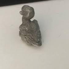 Spoontiques Pewter Duck Figurine Miniature Dollhouse Vintage | eBay