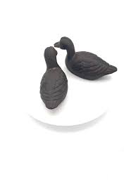 Ducks in the Resting Position Cast Iron Set of Two Vintage ...