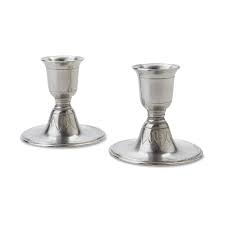 MATCH Pewter Short Candlestick, Pair 2.8 Inches High – MATCH ...