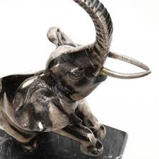 Modernist Silverplate Sculpture of an Elephant (Lot 582 - Labor Day Gallery AuctionSep 2, 2019, 9:00am)