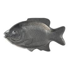 Vintage Pewter Fish Platter, Large Fish Platter, Aged, 13.5" X ...