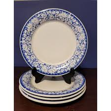 Oneida Blue Trellis Dinner Plate 10" Perfect Settings Set of 4 - Etsy