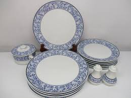 Royal Porcelain Kingdom Of Thailand Blue And White-5 Luncheon-5 Bread-S&P-Sugar | eBay