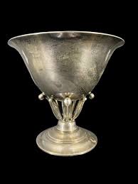 Antique Georg Jensen Denmark Sterling Silver #17B Footed ...