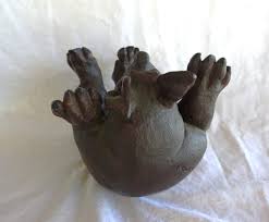 Rare Roberta Laidman Solid Bronze Dog Art Sculpture Numbered ...