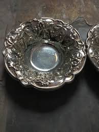 2 Raimond Italy Floral Silverplate Serving Bowls - Etsy