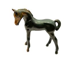 Rare Vintage Heavy Solid Brass Horse Art Figure 14 Ounces | eBay