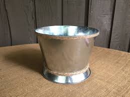 Galvanized Bucket Jute Trimmed Wedding Container Accessory ...