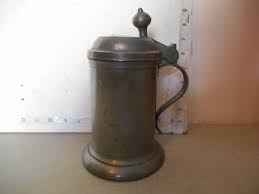 Denmark Pewter BEER Stein Mug w/Lid Heavy 3lbs with Markings ...