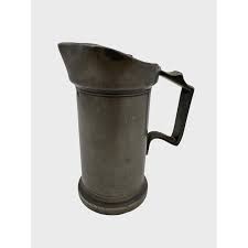 Antique Dutch Pewter 2 Deciliter Measuring Cup / Pitcher A ...