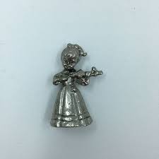 Pewter Girl Doll Miniature Figurine Lot 3 Musician Chorus ...