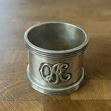 Vintage 1.8 ounce Sterling Silver Napkin Ring, Embossed ...
