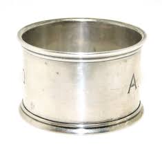 Antique 1920 R. Blackinton & Co 925 Sterling Napkin Ring ...