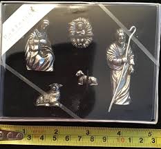 DANFORTH - Holy Family Pewter Nativity Set Handcrafted Gift ...