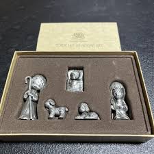 Enesco Precious Moments Five Piece Pewter Nativity Scene | eBay