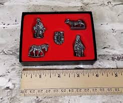Vintage Miniature Mini Self Standing Pewter Figurines ...