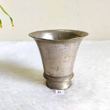 1920s Vintage Brass Handcrafted Water Juice Milk Lassi Tumbler Glass Kitchenware | eBay