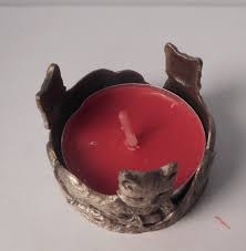 1999 Vintage Sixtrees Ltd. Kittens with Balls of Yarn Tealight Candle Holder | eBay