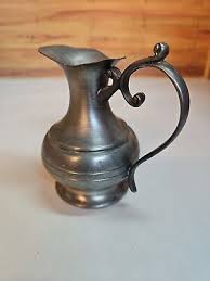 Vintage Pewter Pitcher; 95% Peltro Pure | eBay