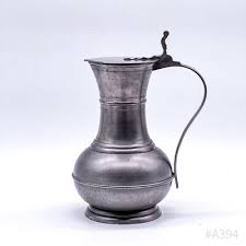 Vintage Pewter Jug Carafe with Lid & Hallmark Pewter Angel | 25cm | eBay UK