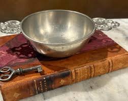 Vintage Dutch Pewter Porringer Bowl | Étain Tiel C&K ...