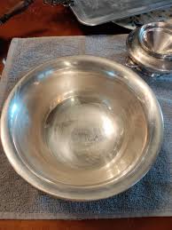 Poole EPCA Silverplate Authentic Reproduction Footed Bowl 8 ...