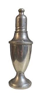 Vintage Lenox Weighted Pewter Glass Lined Screw Top Salt Shaker | eBay