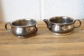 Stacking Silverplate Cup w Tea Pot or Creamer Space Saver ...