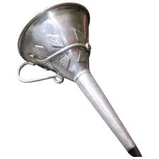 Unique Vintage Sterling Silver Funnel. For Sale at Ruby Lane