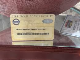 Peyton Manning Autographed NFL Football | eBay
