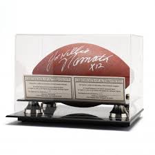 Joe Namath Signed Football with COA (Lot 1222 - Single-Owner Sports Memorabilia CollectionOct 26, 2018, 1:00pm)