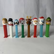 Christmas Holiday Pez Dispensers Santa Reindeer Snowman ...