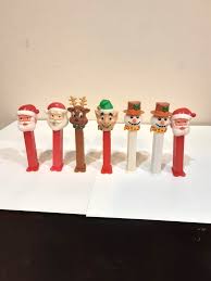 LOT OF 7 CHRISTMAS HOLIDAY PEZ DISPENSERS SANTA REINDEER ...