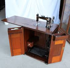 Antique Fancy Mahogany Sewing Machine Cabinet – Montgomery Ward and Co. | eBay